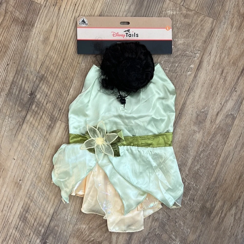 Disney Tails The Princess and the Frog Tiana Dog and Cat Costume Size Large